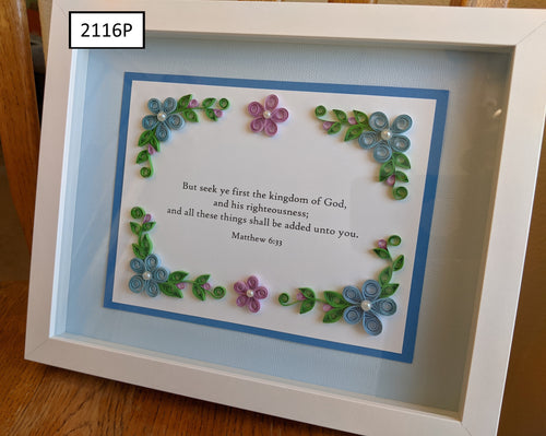 Hand Quilled Artwork - 2116P